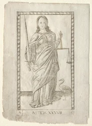 Justice (de la série Tarocchi, B: Principes Cosmiques & Vertus, #37)