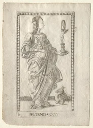 Prudence (de la série Tarocchi, B: Principes Cosmiques & Vertus, #35)