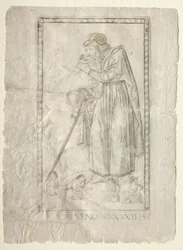 Saturne de la série Tarocchi, série A : Firmaments de l
