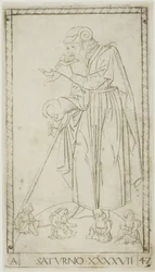 Saturne, planche 47 de Planètes et Sphères