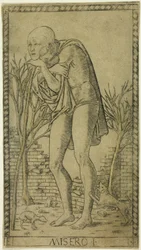 Le Mendiant, planche une de Les rangs et conditions des hommes