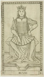 Le Roi, planche huit de Les rangs et conditions des hommes