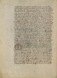 Historiated Initial M : Portrait en buste d