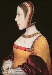 La reine Élisabeth de Habsbourg (1501-26) de Danemark (1501-26), v. 1514-15
