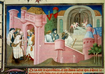 Pèlerins visitant l