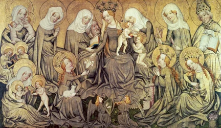 Panneau central du retable d