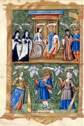 BNF Fr5750 f40 - Le Sacre, couronnement et entrée de Madame Claude Royne de France