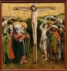 Retable avec La Passion du Christ