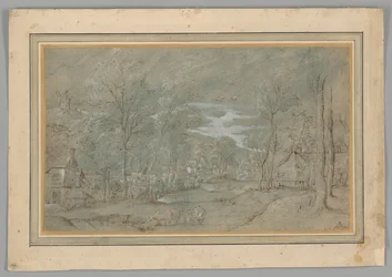 Village parmi les arbres