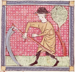 Fol.58v Juin : Fenaison