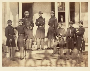 Officiers, 71e régiment, infanterie de New York