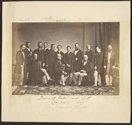 Prince de Galles et sa suite (New York), 1860