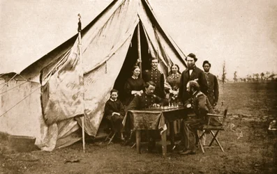 Général James H. Wilson et amis, 1861-65