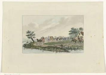 Arrestation de la princesse à Goejanverwellesluis, 1787
