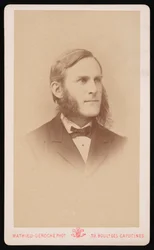 Portrait de Samuel Hubbard Scudder 1837-1911, vers 1871