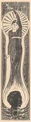 Figure allégorique avec portrait de Multatuli