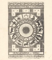 Couverture du calendrier 1896