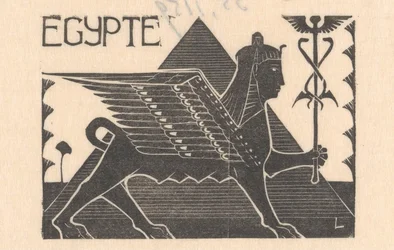 Sphinx et pyramide