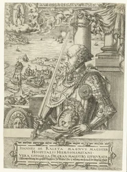 Portrait de Jean Parisot de La Valette, Grand Maître des Chevaliers de Malte