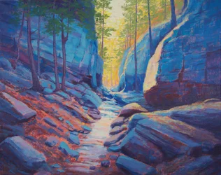 Ruisseau du Canyon ensoleillé