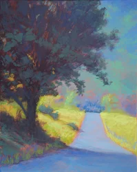 Un chemin de campagne plein de vie