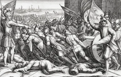Embarquement des troupes de Ferdinando I de