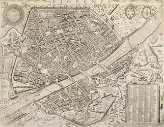 Carte de Florence, 1595