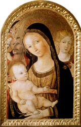 Madone et Enfant avec les saints Catherine et Christophe