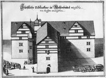 Bibliothèque Herzog August à Wolfenbüttel, entre 1655 et 1660
