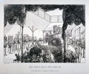 Musée de Dubourg, Grosvenor Street, Westminster, Londres, 1818