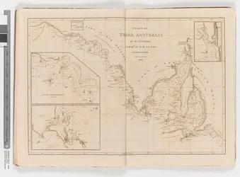 Carte de la Terra Australis, côte sud, feuille III