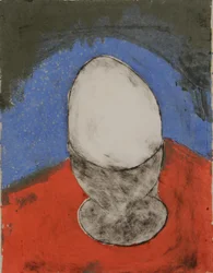 the bachelors perfect egg 1, 2010 (pointe sèche et pochoir)