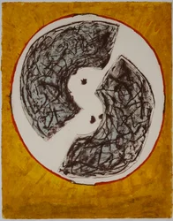 via incarnata, 2008 (lithographie et pochoir)