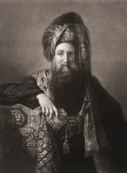Edward Wortley Montagu. Portrait. (impression)