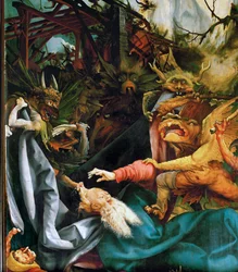 Saint Antoine (peinture sur tilleul)