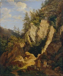 Paysage rocheux près de Schottwien