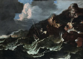 Tempête de mer
