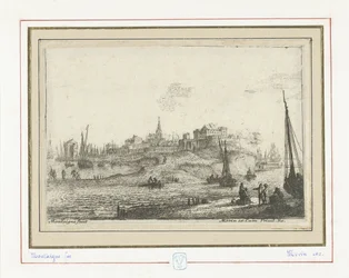 Ville sur une péninsule