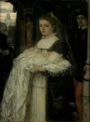 Procession de baptême à Lausanne, 1873