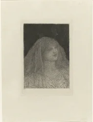 Femme avec un voile