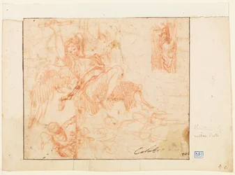 Ange volant et autres figures