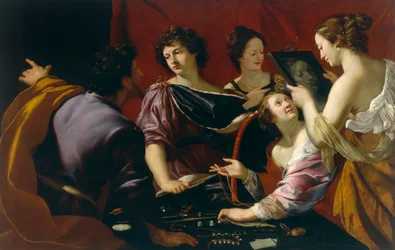 Tasso à la cour de Ferrare (ou Allégorie des cinq sens), (détail)