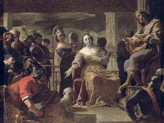 La Reine de Saba devant Salomon