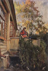 Sur le balcon