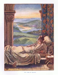 Les airs du paradis, illustration de Contes de fées de Lady Ann, 1914