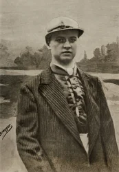 Portrait du jockey anglais Georges Stern (1882)