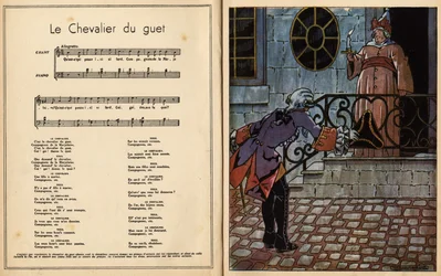 Le chevalier de la garde. Comptine (chanson pour enfants)