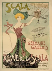 Affiche de la Revue de la Scala, 1901
