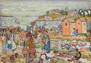 Baigneurs et promeneurs, c.1919