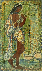 Danseuse hindoue, vers 1910-1913